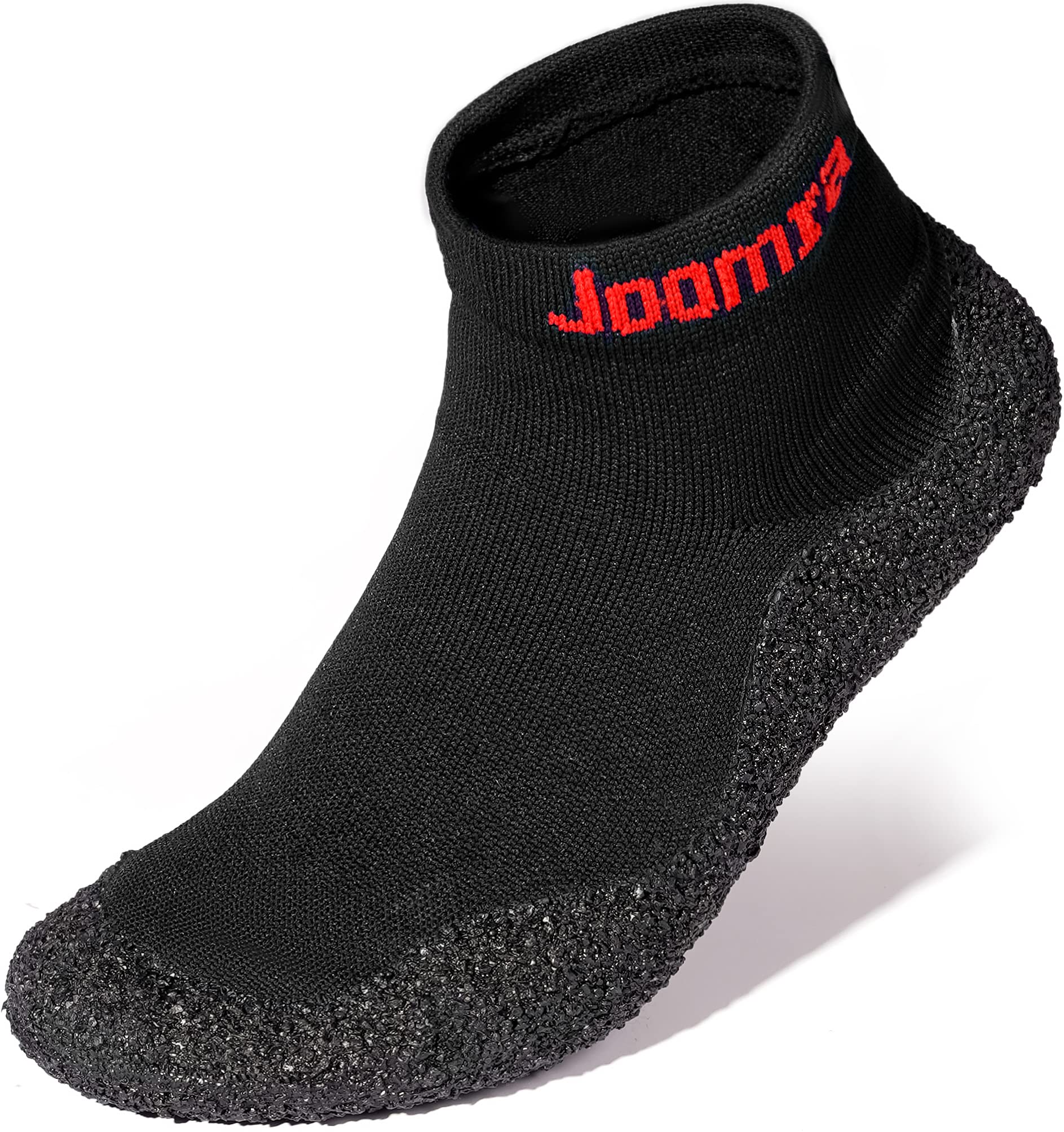 Joomra Mens Yoga Shoes Barefoot Black Size 11 Minimalist Zero Drop Multi-Purpose Barre Socks for Ladies Grouding Pilates Grip Lifting Hiking Female Water Aqua Boating Trekking Tennis