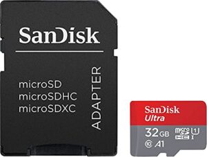 verified for garmin devices professional sandisk ultra 32gb micro sdxc card custom hi-speed lossless format! includes standard sd adapter. (uhs-1 a1 class 10 certified 100mbs)