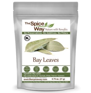 the spice way bay leaves - (0.75 oz) whole bay leaf great for cooking soups, stews and vegetables