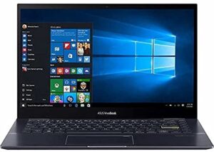 asus 2021 thin and light vivobook flip 14,14” fhd touchscreen, amd 8-core ryzen 7 5700u, 16gb ram, 1tb pcie ssd, backlit, fingerprint, win10 home, bundled with woov 32gb micro sd card