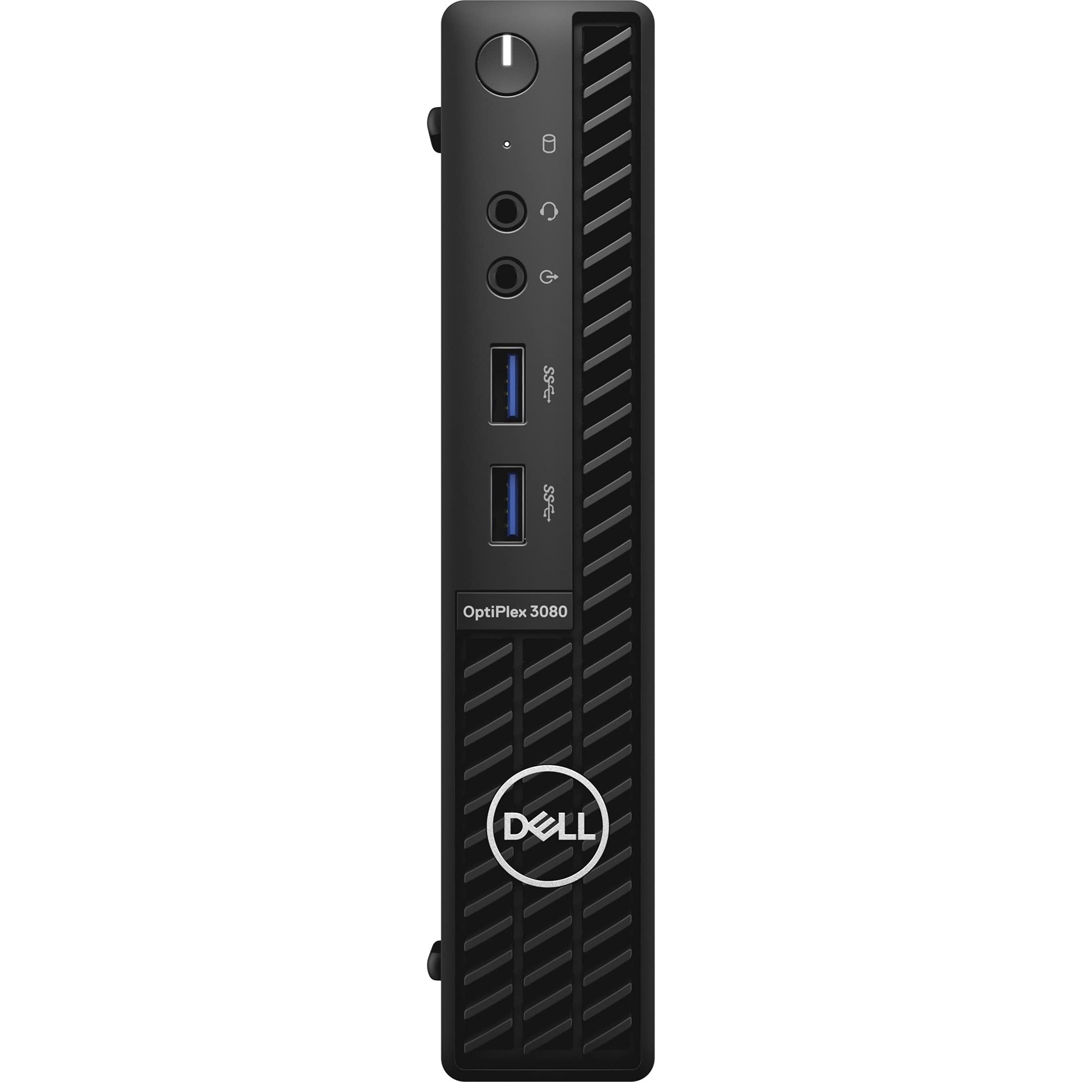 Dell OptiPlex 3000 3080 Desktop Computer - Intel Core i5 10th Gen i5-10500T Hexa-core (6 Core) 2.30 GHz - 8 GB RAM DDR4 SDRAM - 256 GB NVMe M.2 PCI Express M.2 SSD - Micro PC - Black