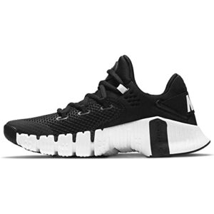 nike women's sneaker gymnastics shoe, black white black volt, 8.5