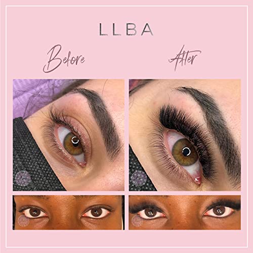 LLBA Promade Fans | Handmade Volume Eyelashes | Multi Selections From 3D To 16D | C CC D DD L M Curl | Thickness 0.03 ~ 0.1 mm | 8 - 20mm Length | Long Lasting | Easy Application (10D-0.03 D 11 mm)