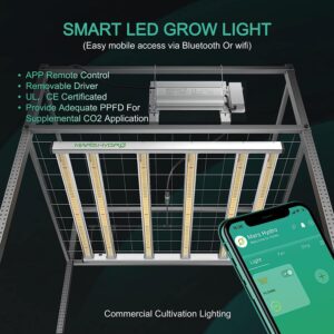 MARS HYDRO FC-E4800 LED Grow Light 4x4ft with 4x4 Grow Tent, 48"x48"x80" for Indoor Plant Growing