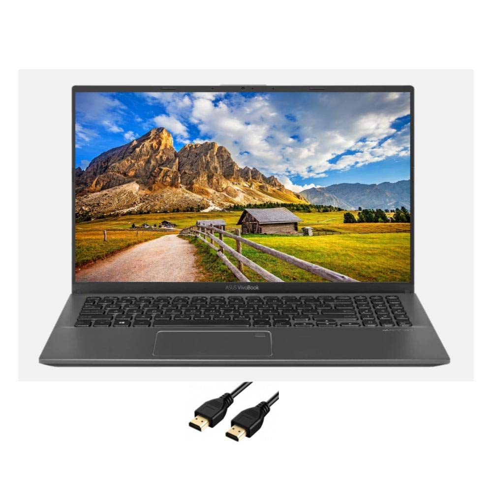 ASUS Premium VivoBook 2021 15.6" FHD Touchscreen Laptop Computer, Intel Core i3-1005G1 1.20 GHz(Beat i5-7200U), 8GB RAM, 128GB SSD, Webcam, Bluetooth, Wi-Fi, HDMI, Windows 10 S | VATTE HDMI Cable