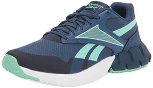 reebok women's ztaur running shoe, batik blue/hint mint/vector navy, 9.5