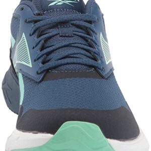 Reebok Women's ZTAUR Running Shoe, Batik Blue/Hint Mint/Vector Navy, 9.5