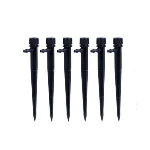 60 Piece of Drip Irrigation Emitters and Parts or Professional Irrigation Drippers and Drip Emitters or Sprinkler System Parts and Heads for 1/4 inch drip tubing