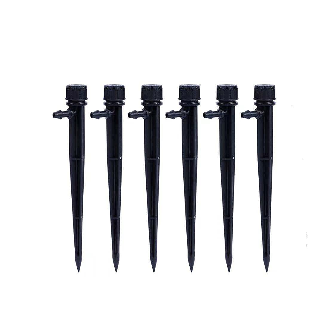 60 Piece of Drip Irrigation Emitters and Parts or Professional Irrigation Drippers and Drip Emitters or Sprinkler System Parts and Heads for 1/4 inch drip tubing