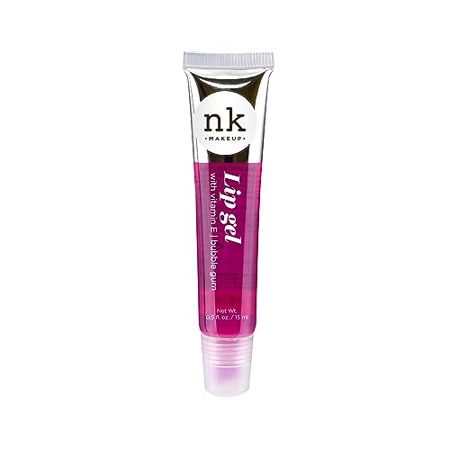 VARIETY SET OF 10 NICKA-K Vitamin-E Lip Gloss (Gold, Rose Gold, Clear, Rosehip, Coconut, Aloe, Mango, Strawberry, Bubble Gum, Cherry )