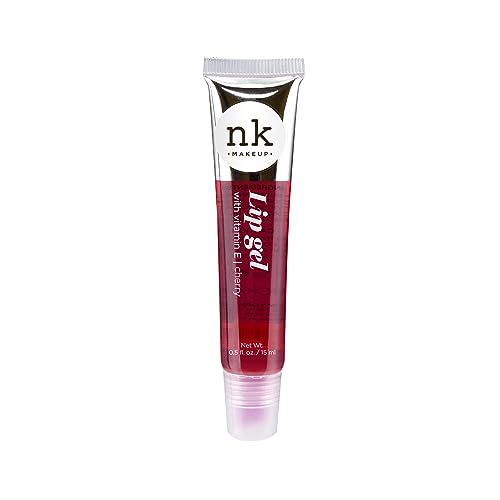 VARIETY SET OF 10 NICKA-K Vitamin-E Lip Gloss (Gold, Rose Gold, Clear, Rosehip, Coconut, Aloe, Mango, Strawberry, Bubble Gum, Cherry )