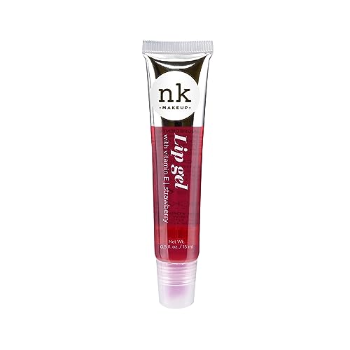 VARIETY SET OF 10 NICKA-K Vitamin-E Lip Gloss (Gold, Rose Gold, Clear, Rosehip, Coconut, Aloe, Mango, Strawberry, Bubble Gum, Cherry )