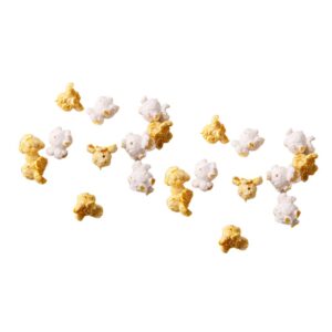 20pcs artificial popcorn popcorn mini accents miniature resin food popcorn figurines advertising photo prop popcorn accessories,candy popcorn for kitchen accessories diy earring bracelet neacklace