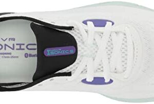 Under Armour Women's HOVR Sonic 5, White/Grape, 9 Medium US