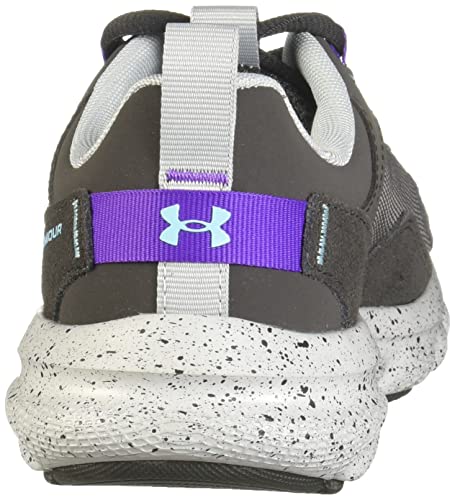 Under Armour Women's Charged Verssert SPKLE, Jet Gray/Fresco Blue, 5.5 Medium US