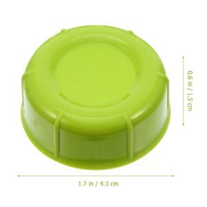 Kisangel 10Pcs Bottle Cap Travel Replacement Caps Leak Proof Lids for Glass Milk Bottle Breastmilk Bottles