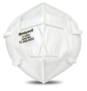 honeywell safety niosh-approved n95 df300 flatfold respirator, 20-pack (rap-74038), white,one size fits all