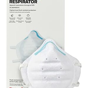 Honeywell Surgical N95 Respirator, Safety NIOSH-Approved, 20-pack (DC365N95HC)