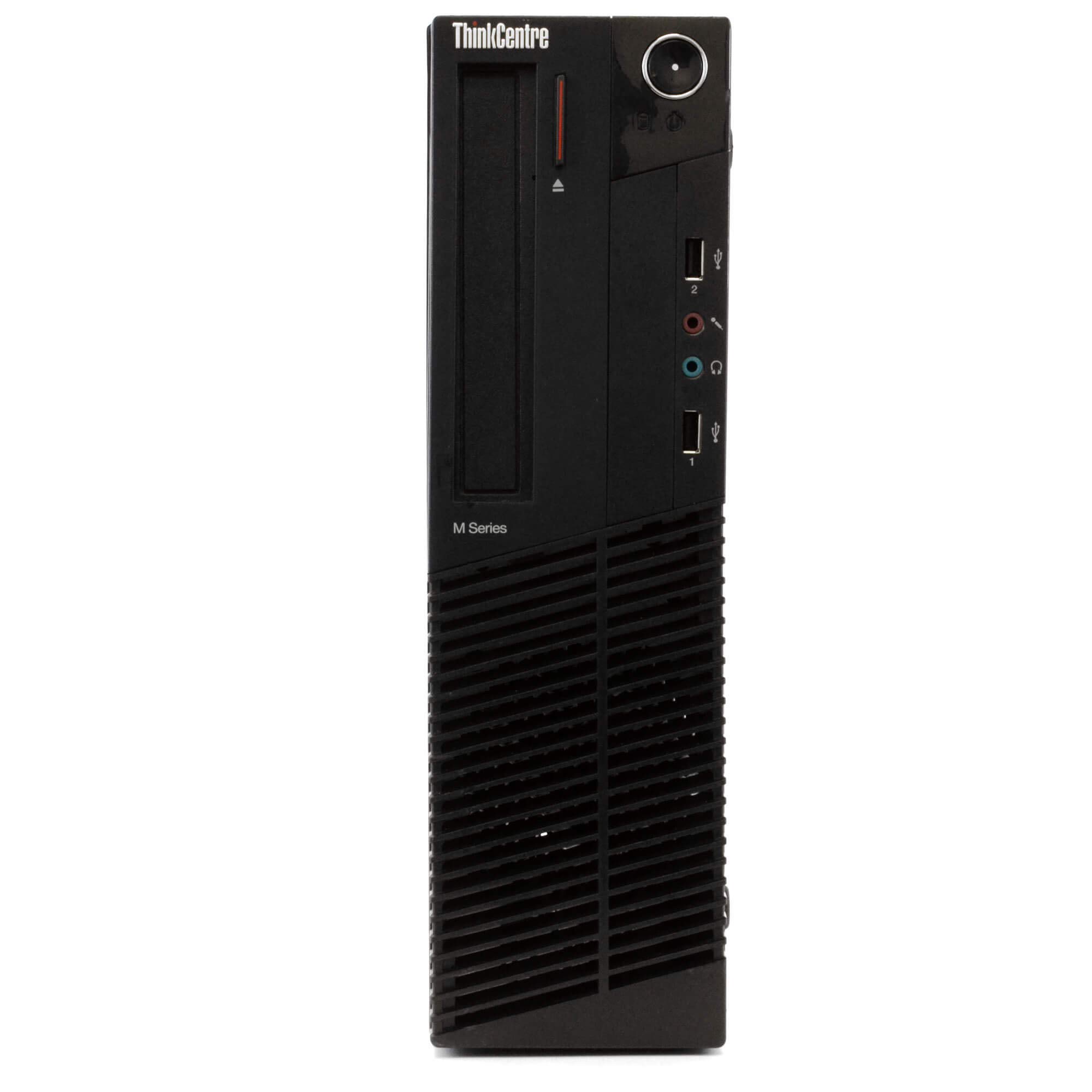 Lenovo ThinkCentre M92 Business Desktop PC - Intel Core i5-4570, 16GB RAM, 500GB SSD, Windows 10 Pro, New 24-inch Monitor, 1080p Webcam, Microsoft Office 365, RGB Keyboard and Mouse (Renewed)