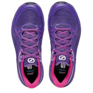 SCARPA Women's Spin Infinity GTX Waterproof Gore-Tex Trail Shoes for Hiking and Trail Running - Deep Blue/Lavender - 9-9.5