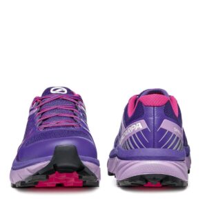 SCARPA Women's Spin Infinity GTX Waterproof Gore-Tex Trail Shoes for Hiking and Trail Running - Deep Blue/Lavender - 9-9.5