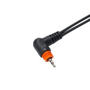 Yolipar TLK 100 1-Pin 2-Wire Earpiece Compatible with Motorola Radio SL300 SL3500e SL7550e SL7550 SL7580 with Mic Big PTT Tansparent Acoustic Tube Headset