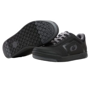 o'neal pinned flat pedal mtb shoe v.22 black/gray 8 (41)