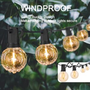 ADIIL 12 PCS String Light Hooks, Q Hanger Hooks with Safety Buckle, Windproof Outdoor Light Hooks for Hanging Patio Lights, Christmas Lights & Plants, 2.2 Inches, Black