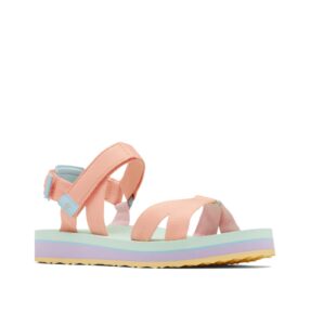 columbia women's capsule alava sandal, pink dawn/king crab, 12