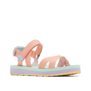 Columbia Women's Capsule Alava Sandal, Pink Dawn/King Crab, 12