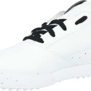 adidas Women's Adricross Retro Spikeless Golf Shoes, Footwear White/Core Black/Footwear White, 6