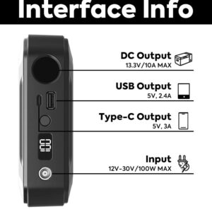 ICECO Magnetic Fast Charging Portable Power Station 17400mAh, 250Wh Outdoor Mobile Lithium Battery Pack, Emergency Battery Backup, for Road Trip Camping, Outdoor Adventure, Hunting Emergency