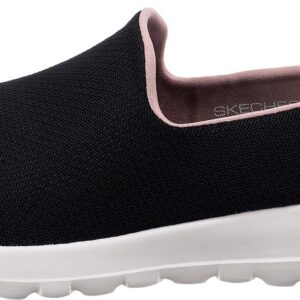 Skechers Women's GO Walk Joy-DANIL Sneaker, Black/Pink, 10