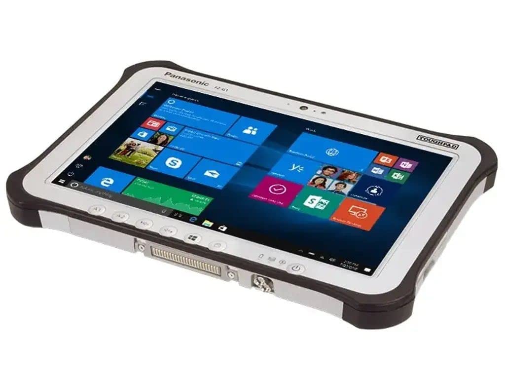 Toughbook Panasonic Toughpad G1, FZ-G1 MK4 Intel Core i5-6300U 2.4GHz, 10.1 Multi Touch + Digitizer, 128GB SSD, 8GB, Wifi, Bluetooth, Webcam, Rear Camera, TPM 2.0, LAN Port, Windows 10 Pro (Renewed)