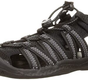 KEEN Women's Drift Creek H2 Closed Toe Water Sandals, Black/Black, 8.5