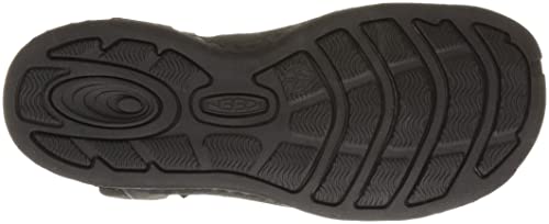 KEEN Women's Drift Creek H2 Closed Toe Water Sandals, Black/Black, 8.5