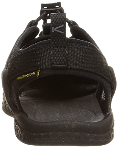 KEEN Women's Drift Creek H2 Closed Toe Water Sandals, Black/Black, 8.5