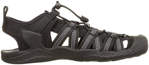 KEEN Women's Drift Creek H2 Closed Toe Water Sandals, Black/Black, 8.5