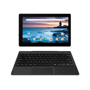 rca premier 11.6" delta pro 2 android 10 tablet with keyboard (black)