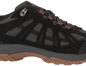 Columbia Men's Redmond III Waterproof Hiking Shoe, Dark Grey/Black, 11