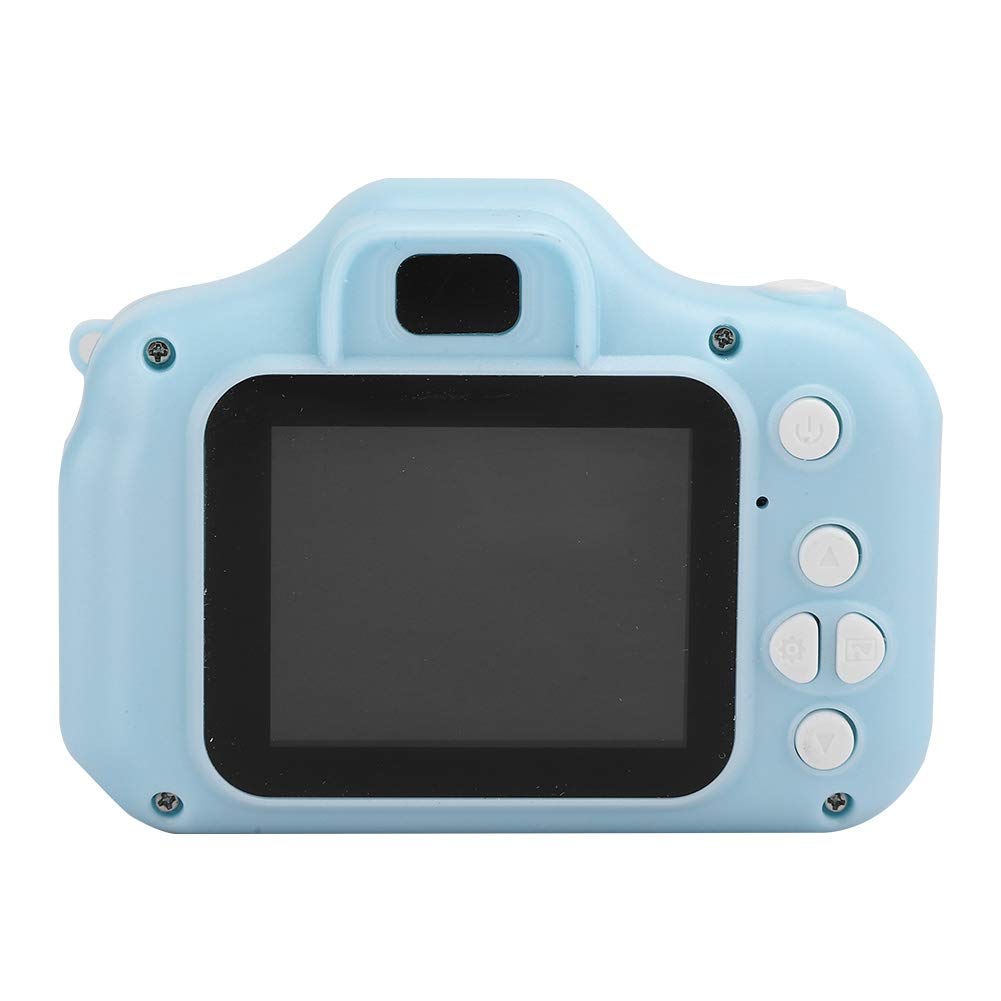 Children Camera, Video Cute One-Click Focusing Mini Camera Digital Portable Intelligence for Taking Photos(Blue-General Purpose)