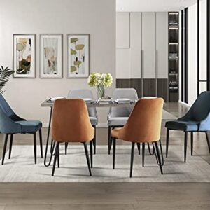 Lexicon Elyse Dining Chair (Set of 2), Orange