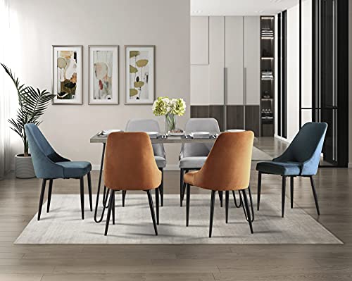 Lexicon Elyse Dining Chair (Set of 2), Orange