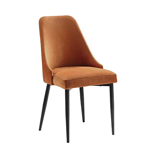 Lexicon Elyse Dining Chair (Set of 2), Orange