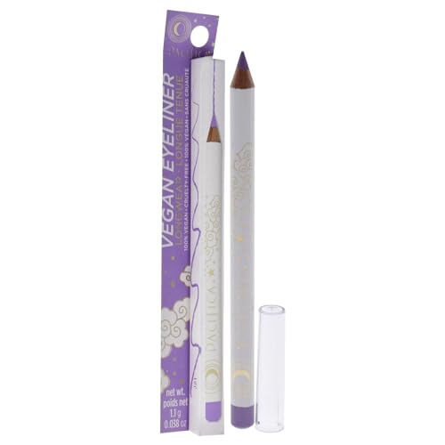 Pacifica Beauty, Longwear Pastel Purple Eyeliner Pencil, Lilac, Pigmented Vibrant Color, Vitamin E + Coconut Oil, No-Skip Formula, Graphic Liner, Vegan & Cruelty Free, 0.038 Oz