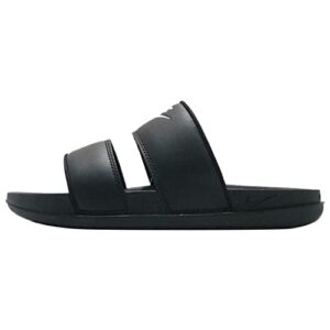 nike women's offcourt duo slides (5, black/black/white)