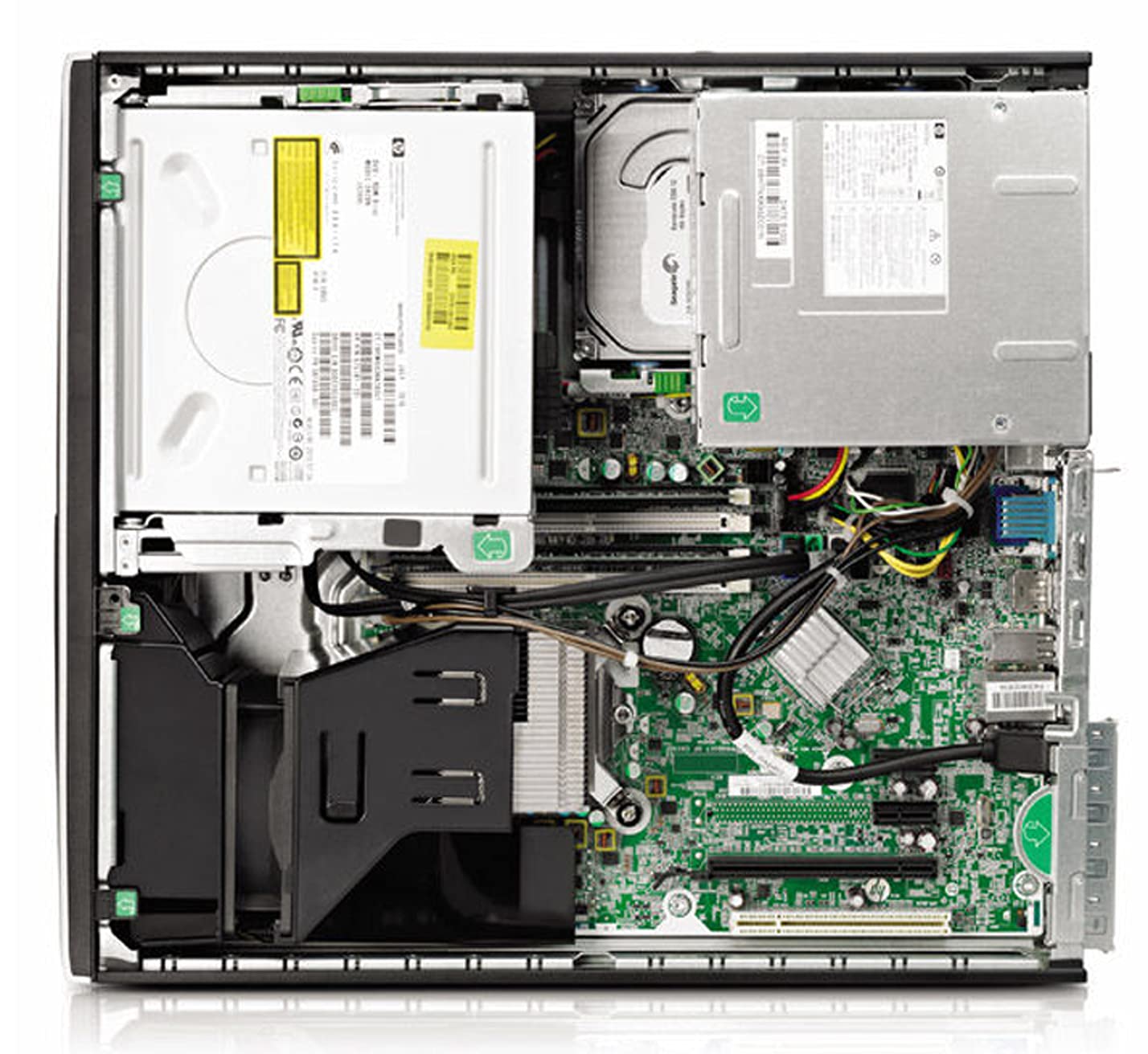 HP Elite SFF Desktop Computer PC, Intel Core i7 3.4GHZ Processor, 16GB Ram, 128GB M.2 SSD + 1TB Hard Drive, WiFi & Bluetooth, Wireless Keyboard Mouse, 24 Inch FHD LED Monitor, Windows 10 (Renewed)
