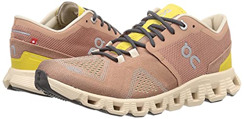 ON Women's Cloud X Comfort Running Shoes, Mocha/Sand, 11