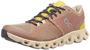 on women's cloud x comfort running shoes, mocha/sand, 11