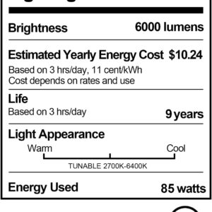 2Pack 85W Photography Light Bulb 2700-6400K Dimmable Tricolor LED Bulbs Spiral Softbox Bulb in E27 Socket for Photography Photo Video Studio Lighting Softbox